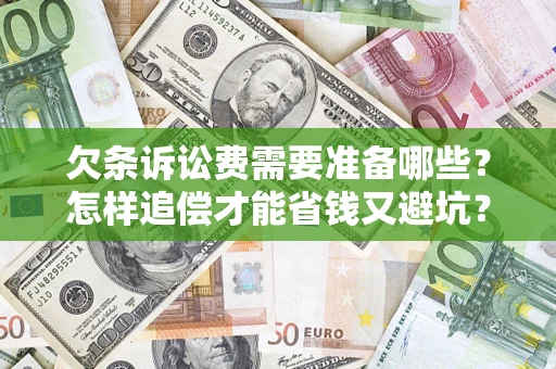 武汉欠条诉讼费需要准备哪些？怎样追偿才能省钱又避坑？