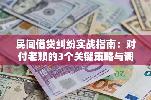 武汉民间借贷纠纷实战指南：对付老赖的3个关键策略与调解盲区解析