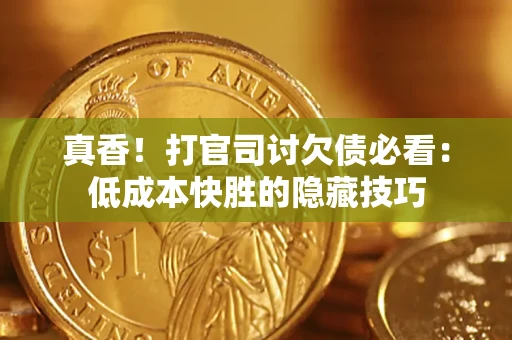 武汉真香！打官司讨欠债必看：低成本快胜的隐藏技巧