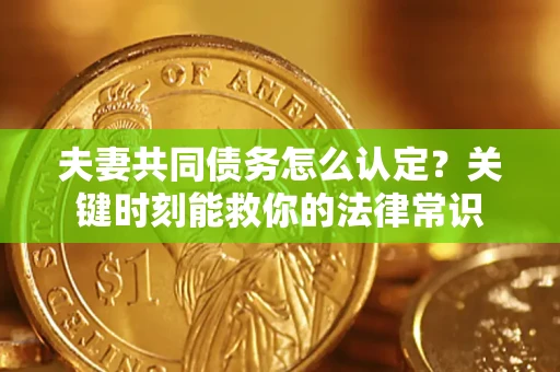 武汉夫妻共同债务怎么认定？关键时刻能救你的法律常识