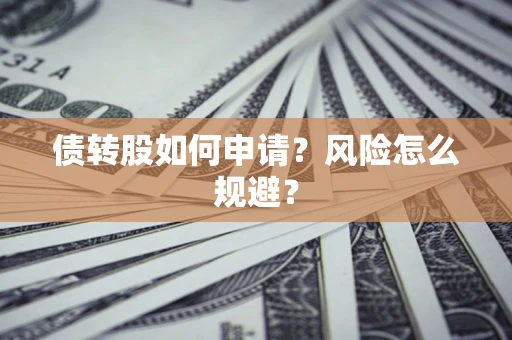 武汉债转股如何申请？风险怎么规避？