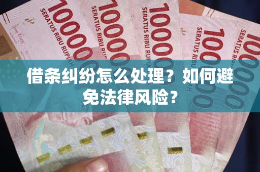 武汉借条纠纷怎么处理？如何避免法律风险？