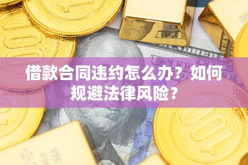 武汉借款合同违约怎么办？如何规避法律风险？