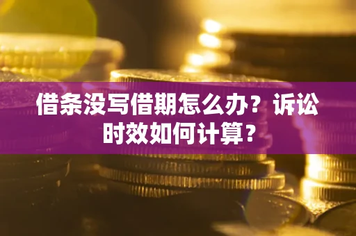 武汉借条没写借期怎么办？诉讼时效如何计算？