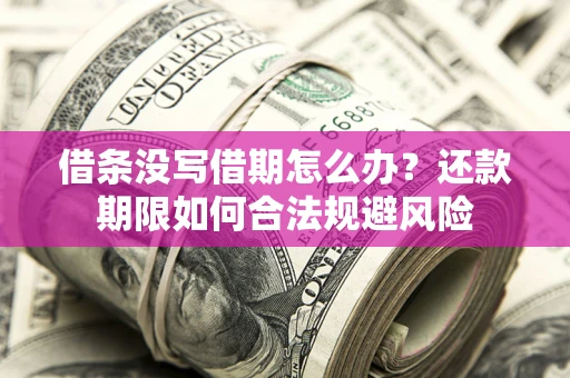 武汉借条没写借期怎么办？还款期限如何合法规避风险